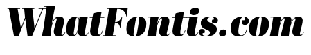 Abril Display Black Italic