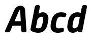 Alwyn New Rounded Bold Italic
