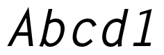 Letter Gothic Std Bold Slanted