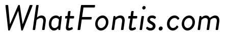 Brandon Grotesque Regular Italic