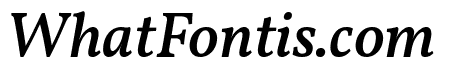 Vollkorn Medium Italic