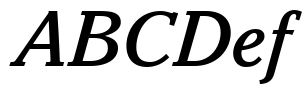 Parkinson MediumItalic