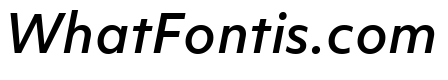 Objektiv Mk3 Medium Italic