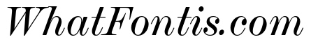 Chapman Medium Extended Italic