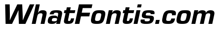 Eurostile Heavy Italic