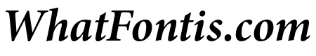 Minion 3 Subhead Bold Italic