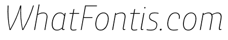 Ashemore Cond Thin Italic