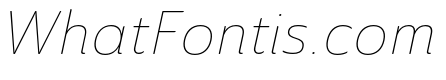 Ainslie Sans Cond Thin Ital