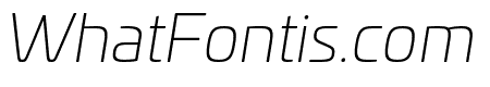 Univia Pro Ultra Light Italic