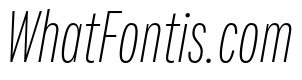 Fairweather ExtraLight Italic