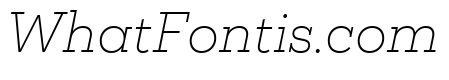 Mokoko Thin Italic