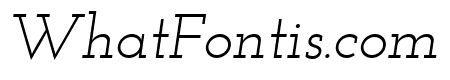 Josefin Slab Italic