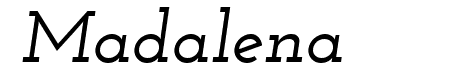 Josefin Slab SemiBold Italic