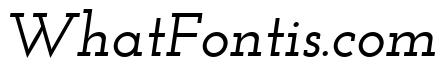 Josefin Slab SemiBold Italic