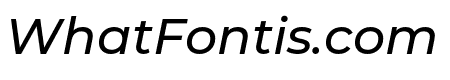 Montserrat Alternates Medium Italic