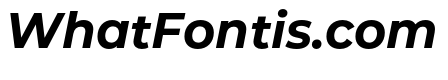 Montserrat Bold Italic