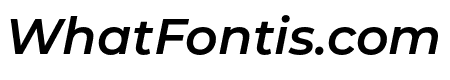 Montserrat SemiBold Italic