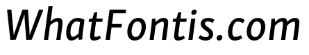 Skolar Sans PE Compressed Medium Italic