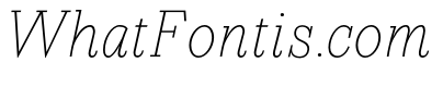 Azote Light Italic