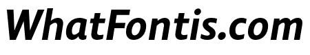 Comenia Sans Bold Italic