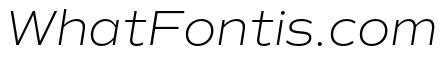 Commuters Sans ExtraLight Italic