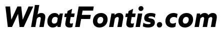 Quiet Sans Bold Italic