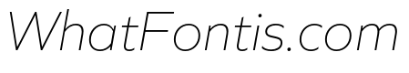 Quiet Sans ExtraLight Italic