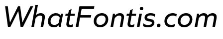Quiet Sans Italic