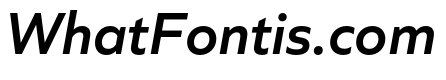 Quiet Sans SemiBold Italic