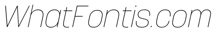 Korolev Thin Italic