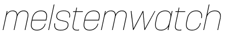 Korolev Thin Italic
