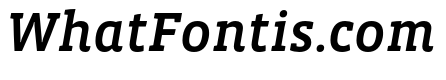 Vista Slab OTCE Medium Italic