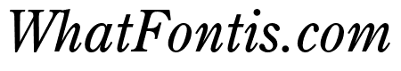 Century Old Style Std Italic
