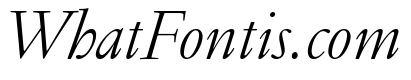 GaramondFBText LightItal