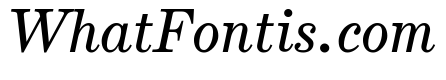 Escrow Text Italic