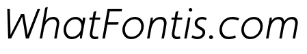 Faricy New Light Italic