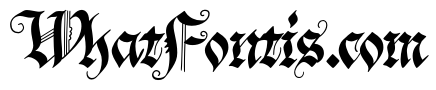 Blonde Fraktur Regular