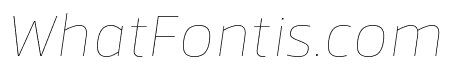 Facto Thin Italic