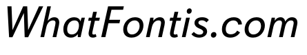 Davis Sans Italic
