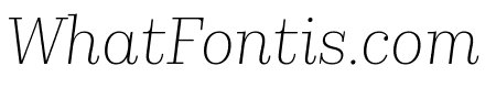 KazimirText ExtraLight Italic