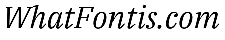 IBM Plex Serif Italic