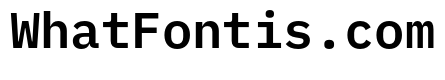 IBM Plex Mono SemiBold