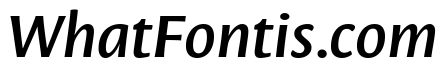 Leksa Sans Demi Bold Italic