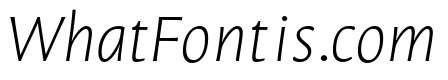 Leksa Sans Extra Light Italic