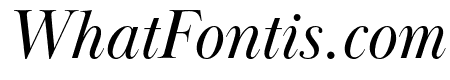 Baskerville Display PT Italic