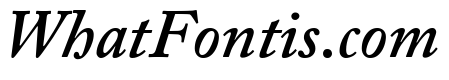 Adobe Caslon Pro Semibold Italic