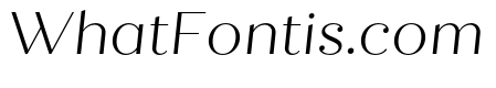 Quiche Display Light Italic