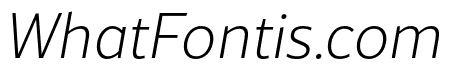 Rival Sans ExtraLight italic