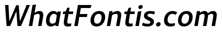 Rival Sans Medium italic