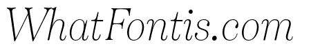 Tenez Light Italic